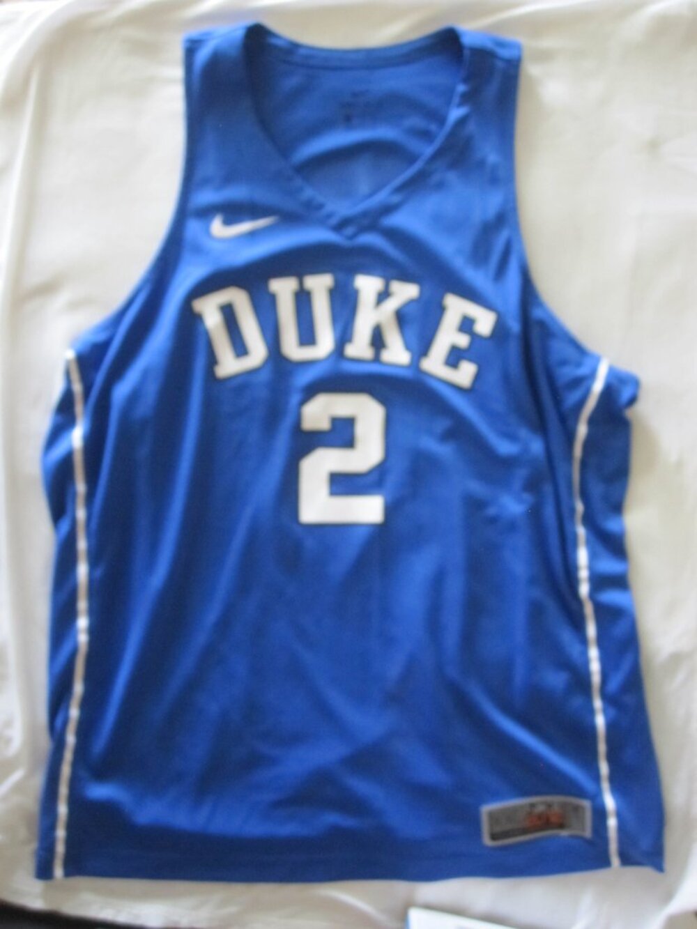 Nike Elite XXL Dri-Fit Basketball Jersey- Duke #2 - size: XXL